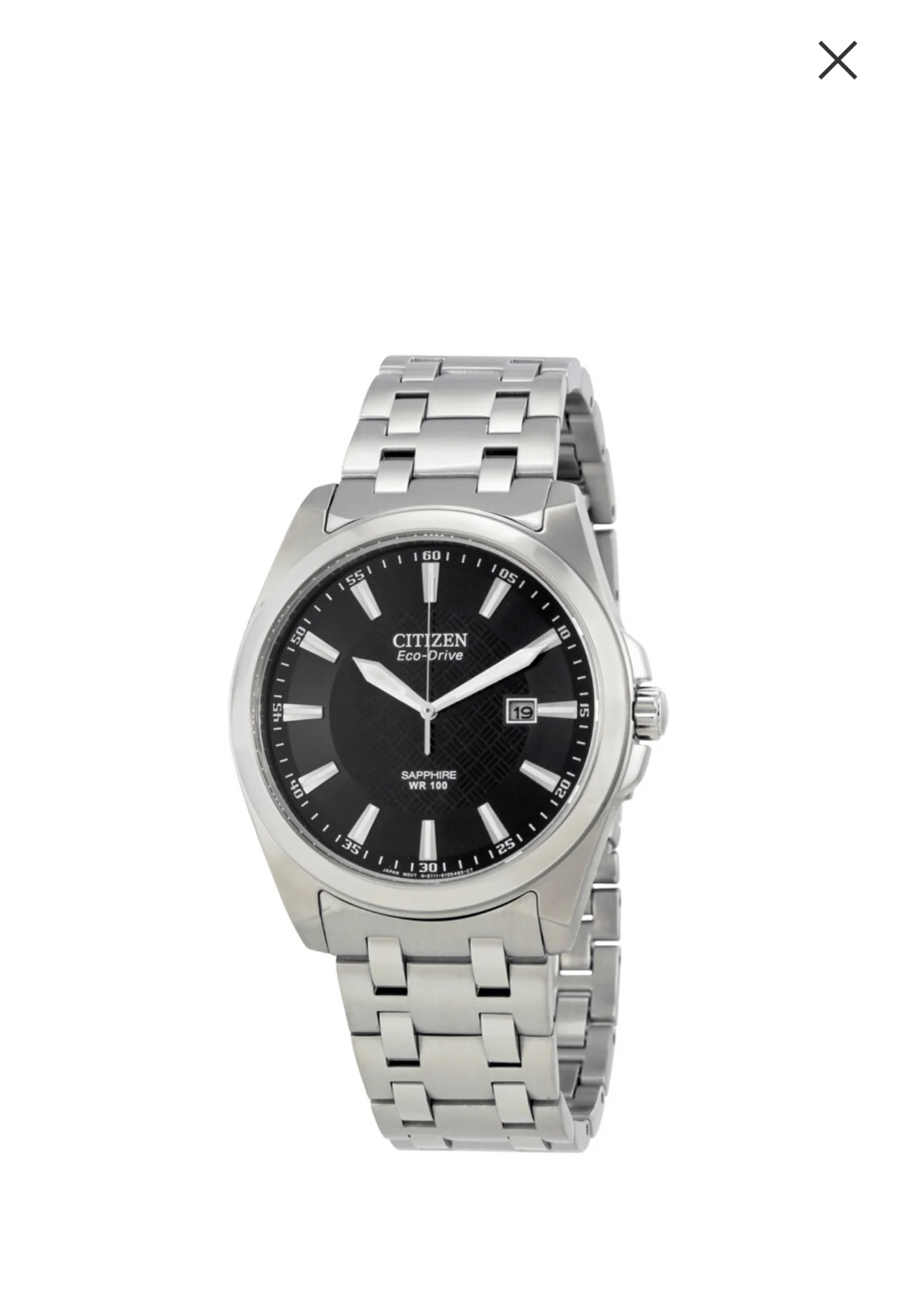 C104) Citizen Corso Eco Drive Black Dial Men's Watch
Item No. BM7100-59E