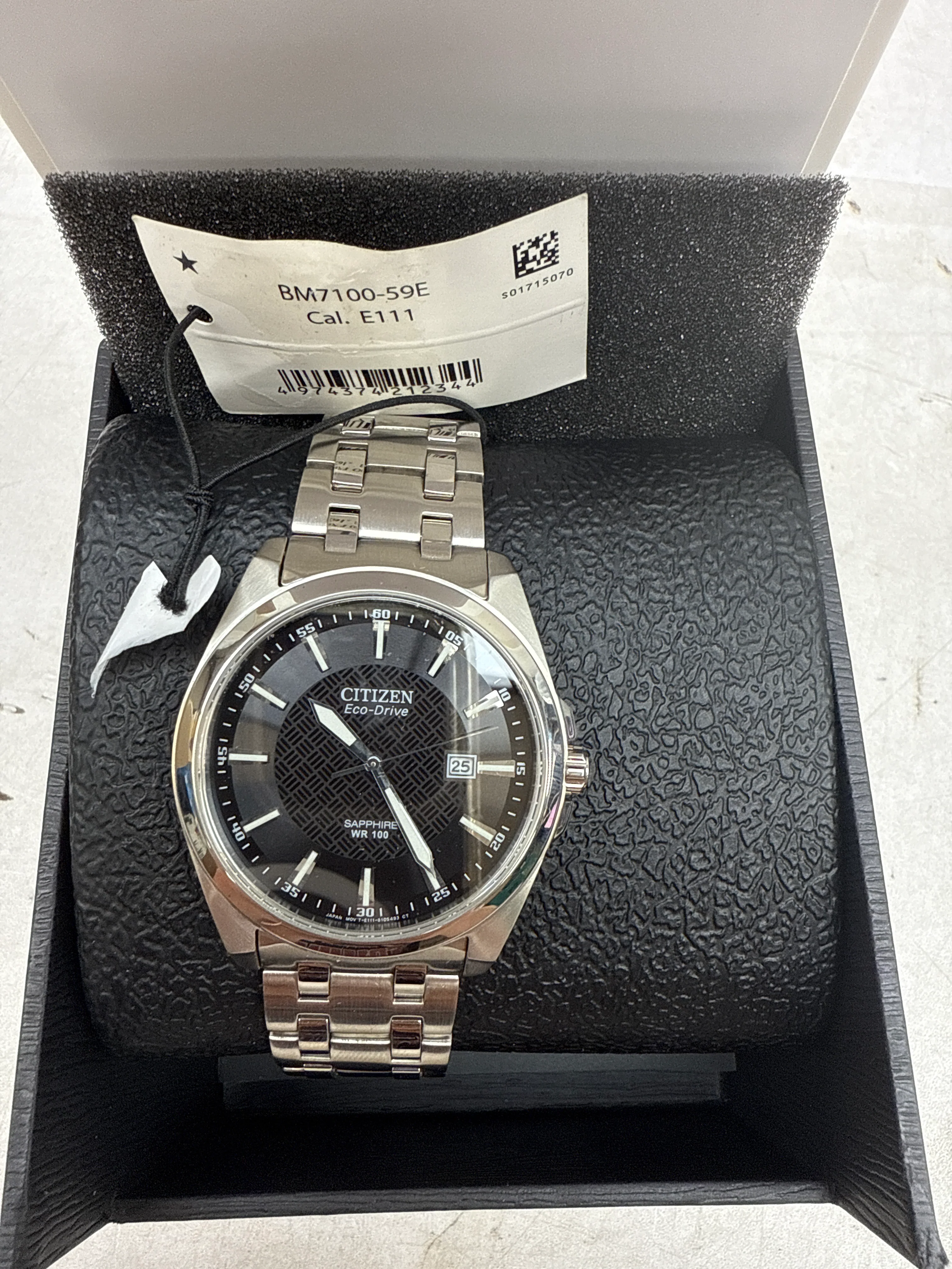 C104) Citizen Corso Eco Drive Black Dial Men's Watch
Item No. BM7100-59E - Image 2