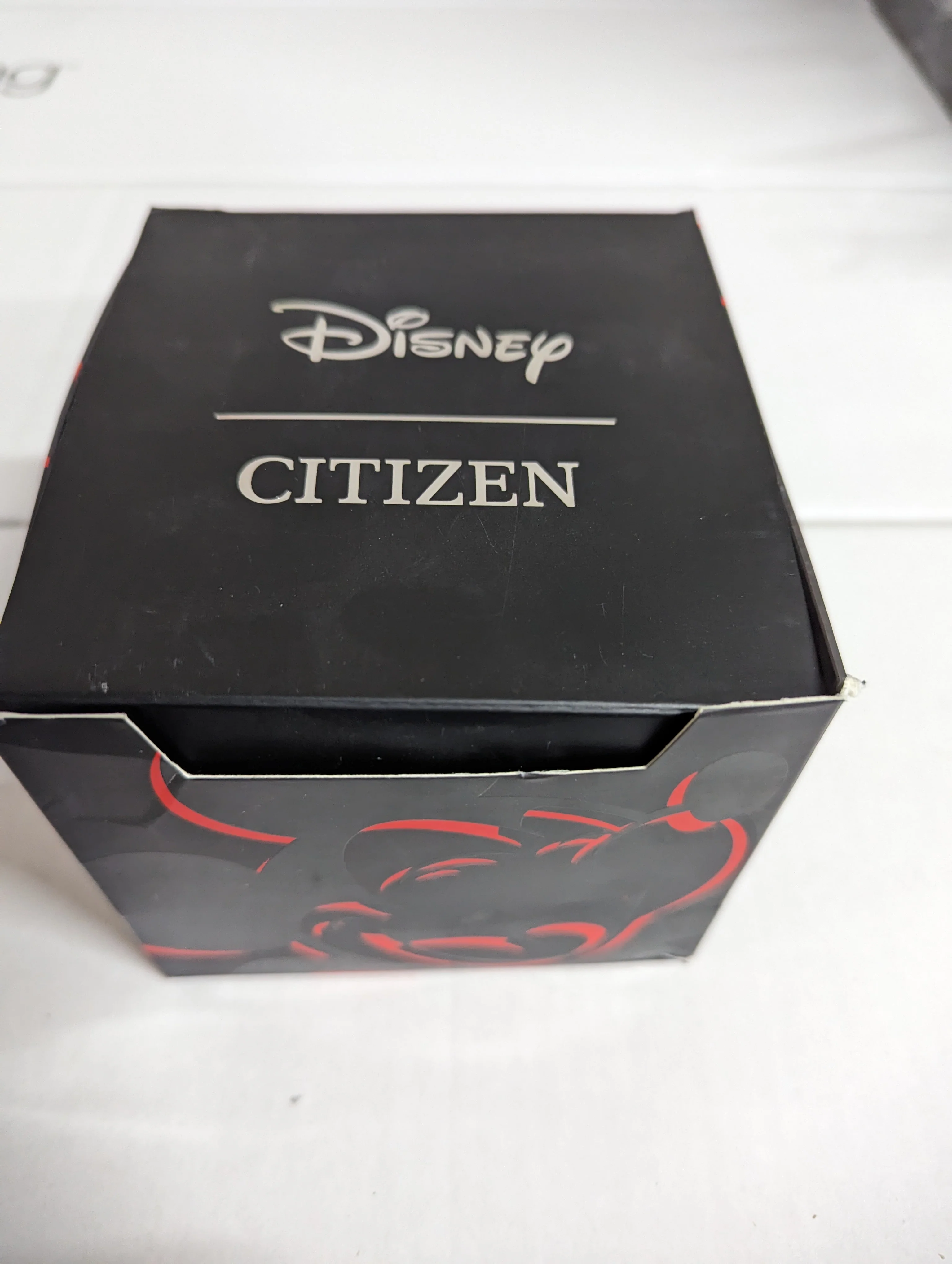 C9) Citizen Eco-Drive Mickey Mouse Moon Phase Rose-Tone Strap Watch - Image 4
