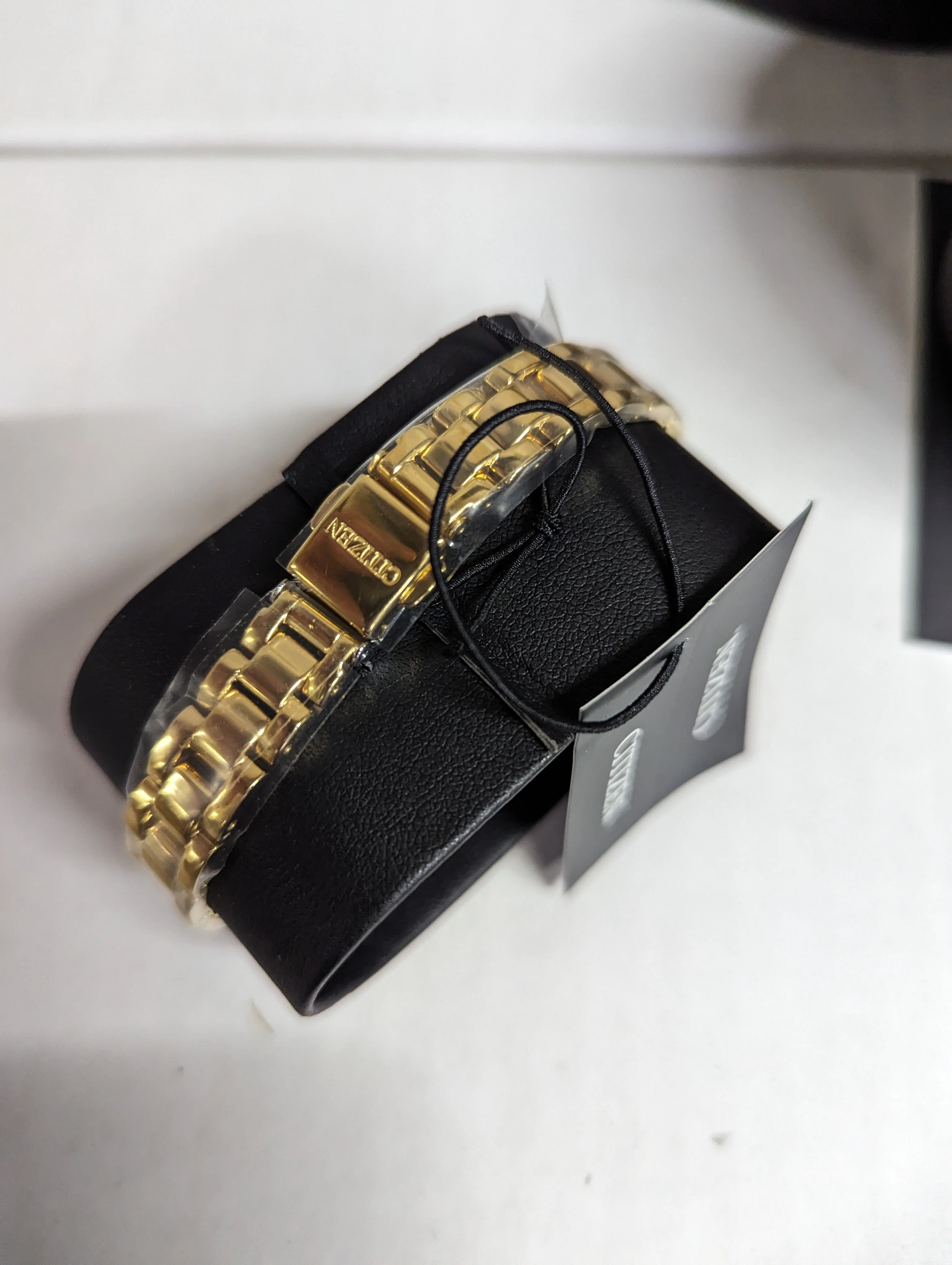 C12) Citizen Eco-Drive Women's Star Wars C-3PO Bangle Watch - EM0808-51W, Size: Small, Gold - Image 3