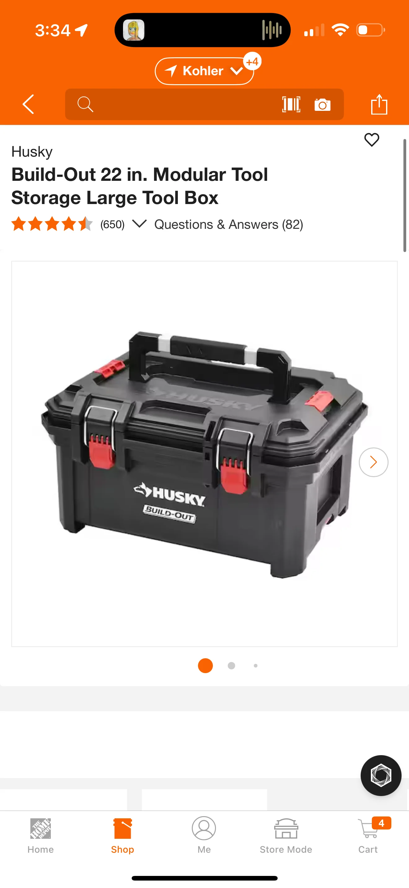 Husky Buildout Large Toolbox