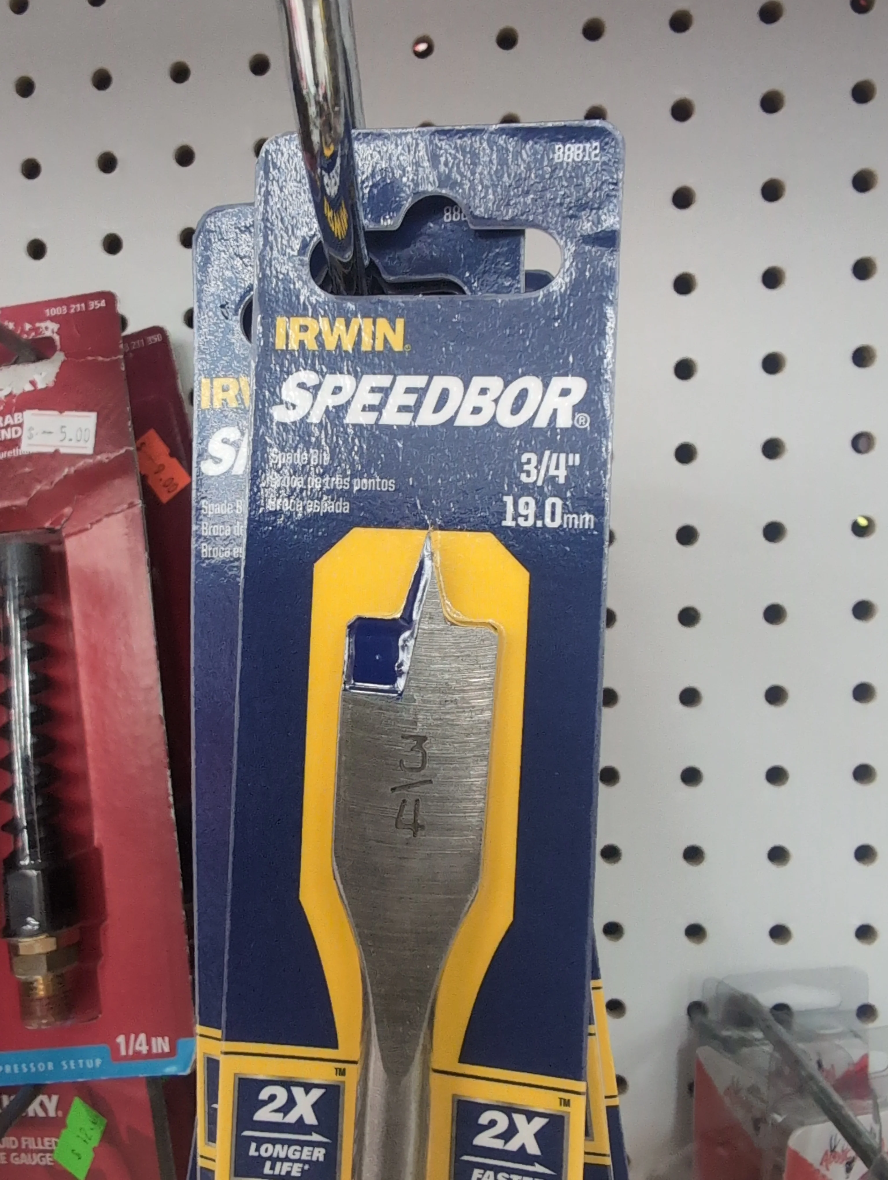 Irwin Speedbor  3/4