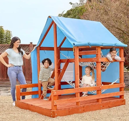Little Tikes Real Wood Adventures Outdoor Glamping House - Image 3