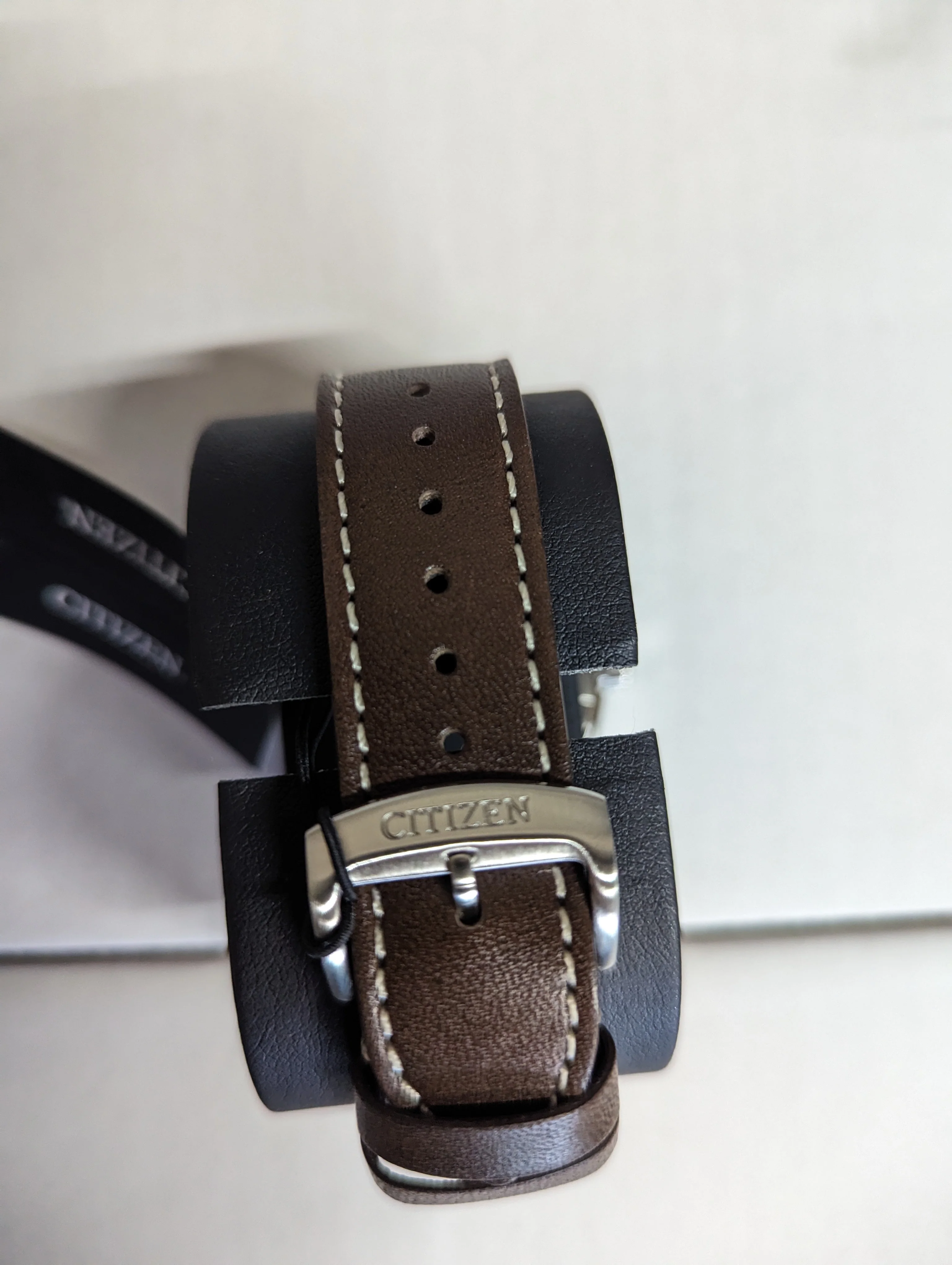 C50) Mickey Mouse Eco Drive Watch by Citizen Blue Face - Image 4