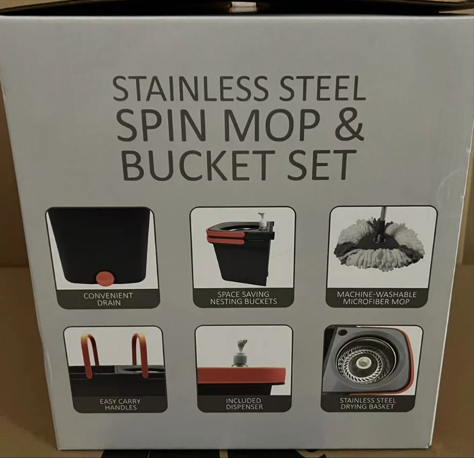 Spin Mop & Stainless Steel Bucket Set – $49.96 Value for $23.99 (Limited Time) - Image 6