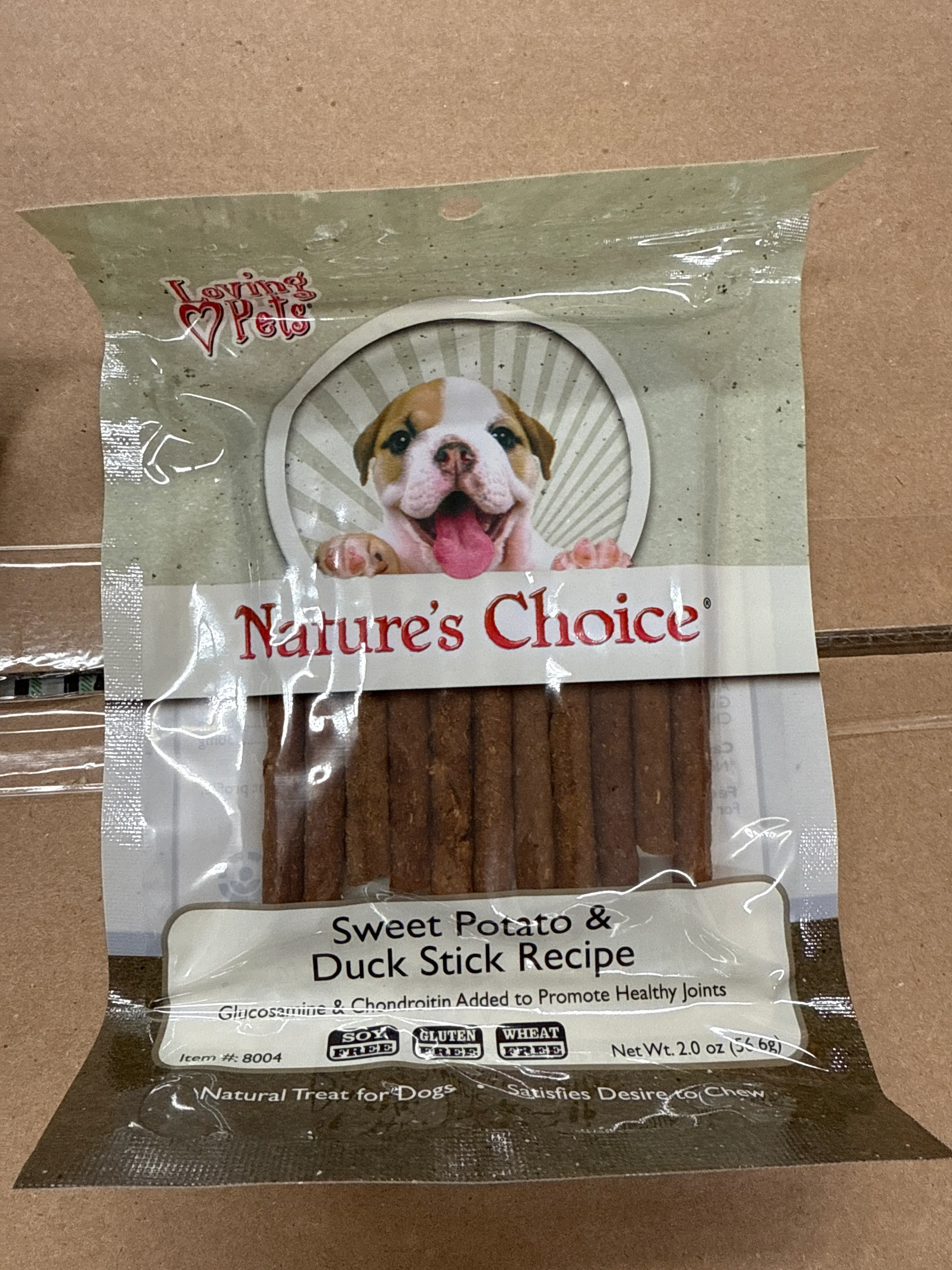 Sweet Potato & Duck dog treat